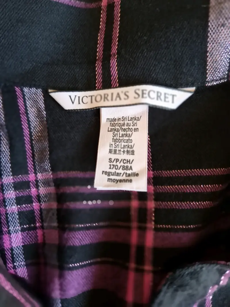 Camisa Victoria's Secret a cuadros rosados - 2