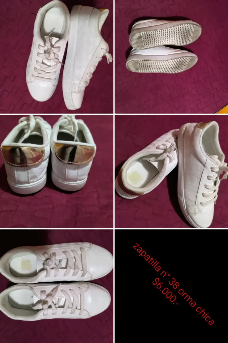 Zapatillas blancas talla 38