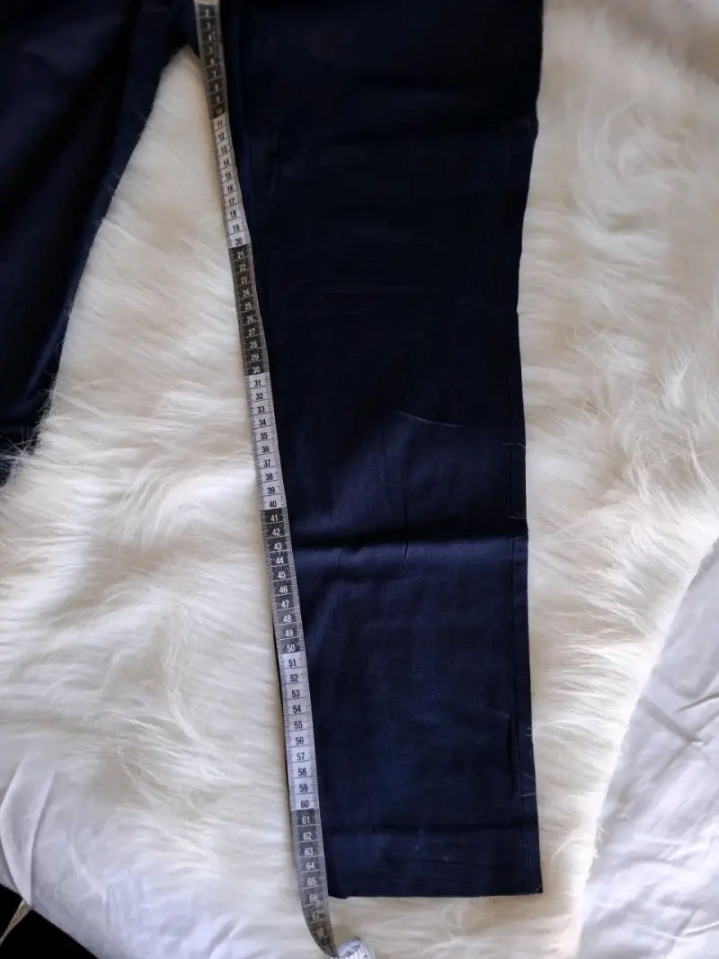 Pantalones azul marino elegantes - 3