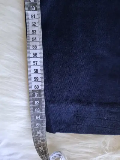 Pantalones azul marino elegantes - miniatura 4