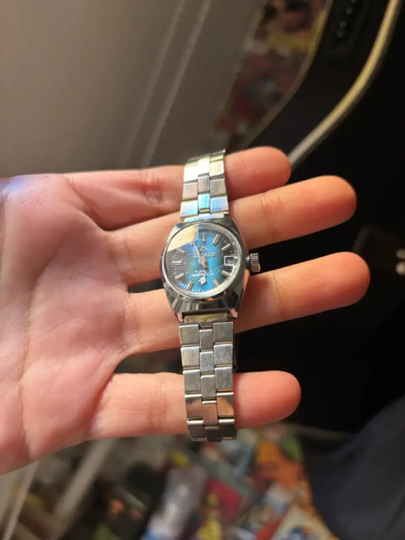 Reloj metálico a cuerda - 4