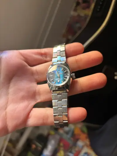 Reloj metálico a cuerda - miniatura 4