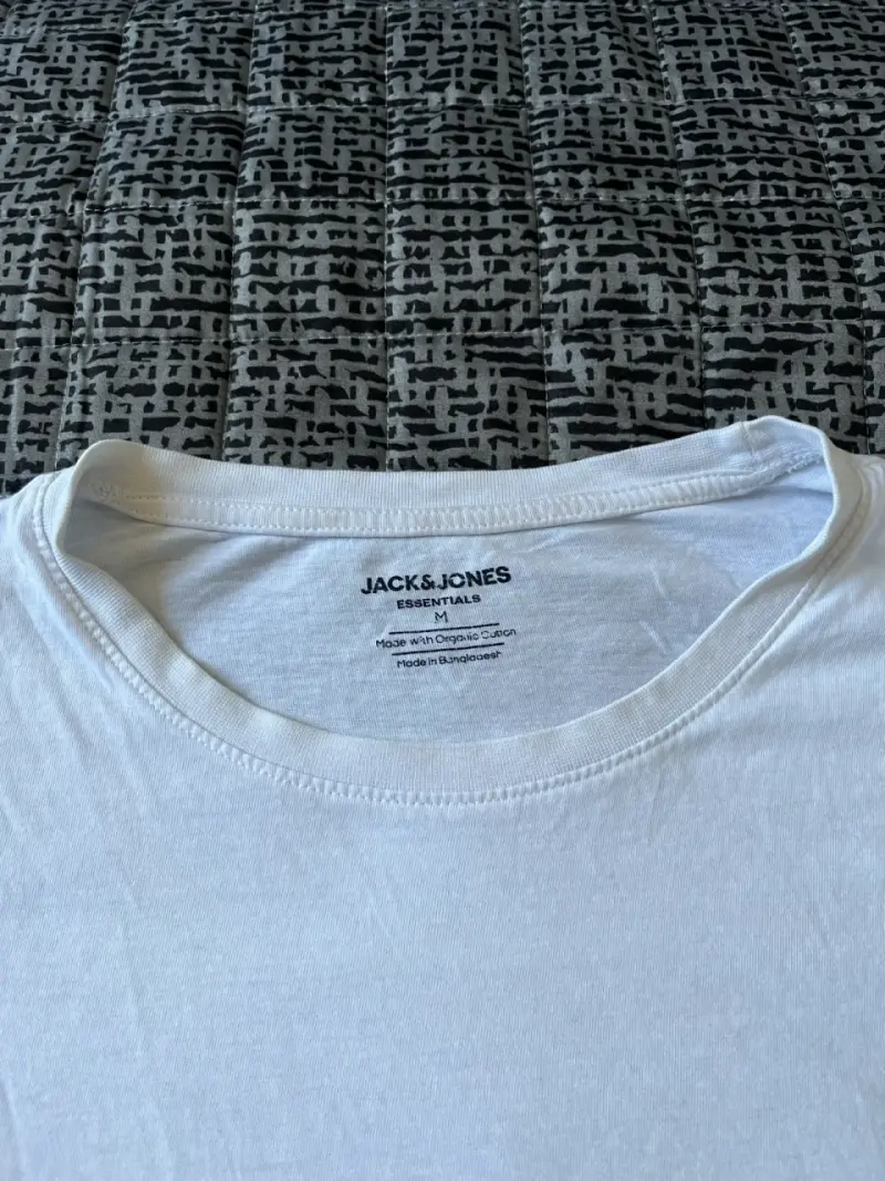 Polera blanca de algodón - 2