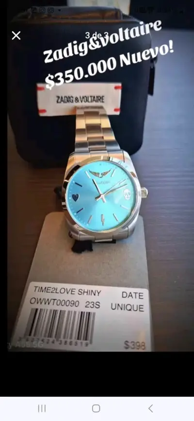 Reloj Zadig & Voltaire calipso nuevo - miniatura 1