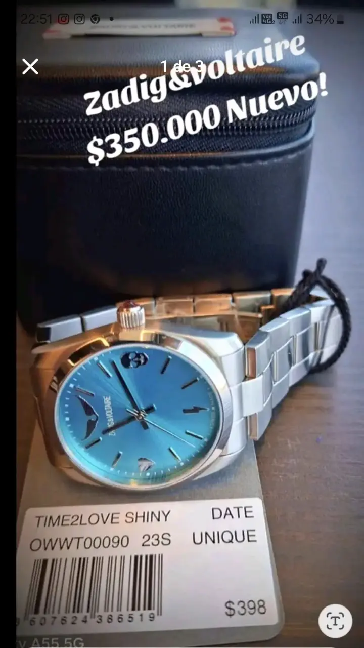 Reloj Zadig & Voltaire calipso nuevo - 3