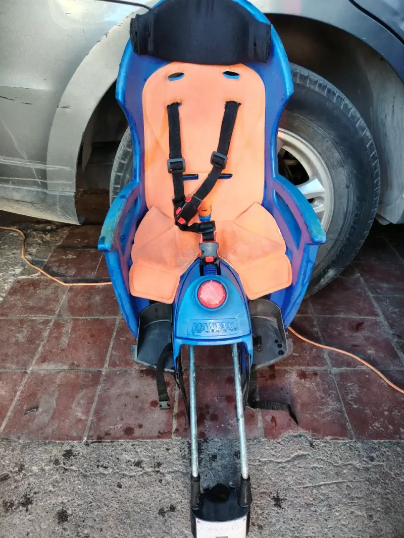 Silla para bicicleta Hamax azul
