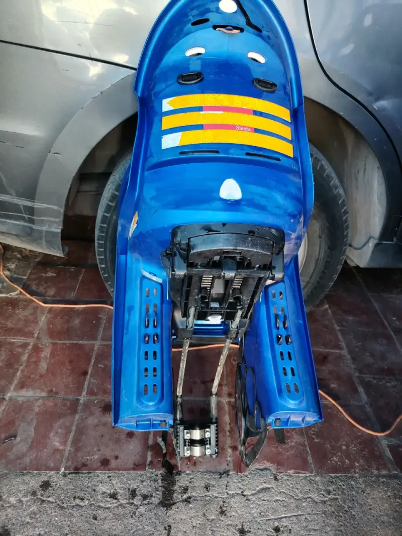 Silla para bicicleta Hamax azul - 3