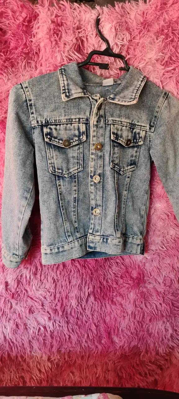 Chaqueta de mezclilla clara - 3