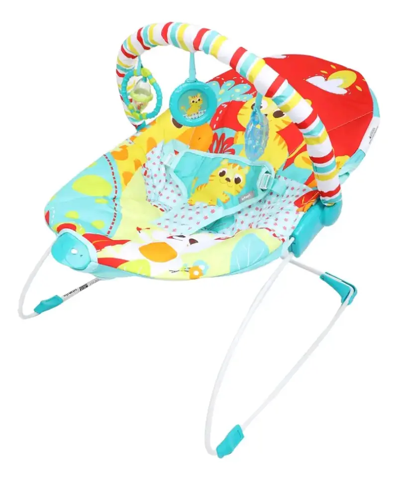 Silla mecedora para bebé multicolor