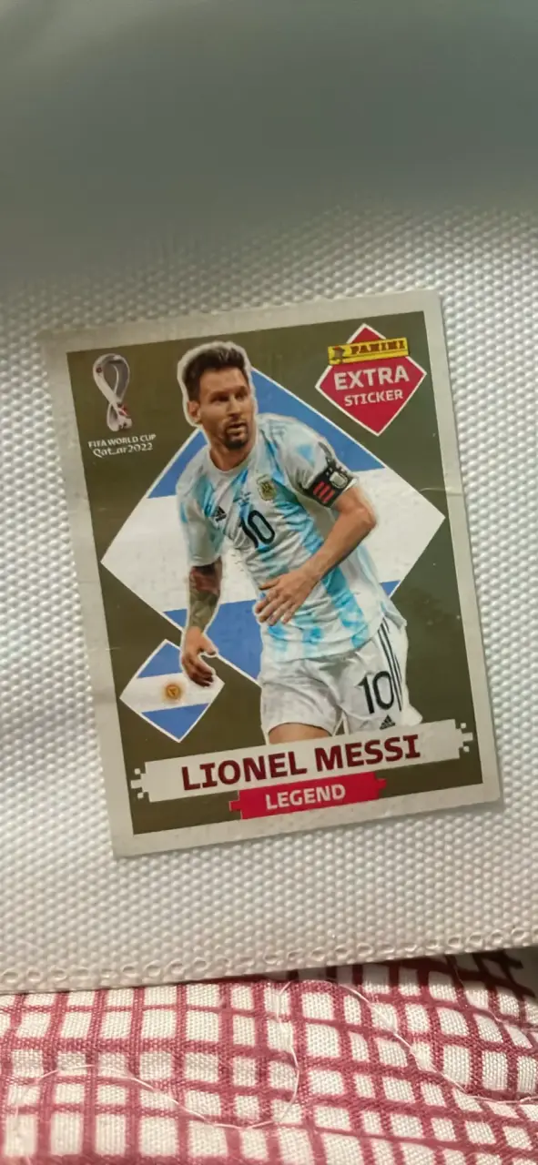 Lámina Panini Messi Leyenda - 2