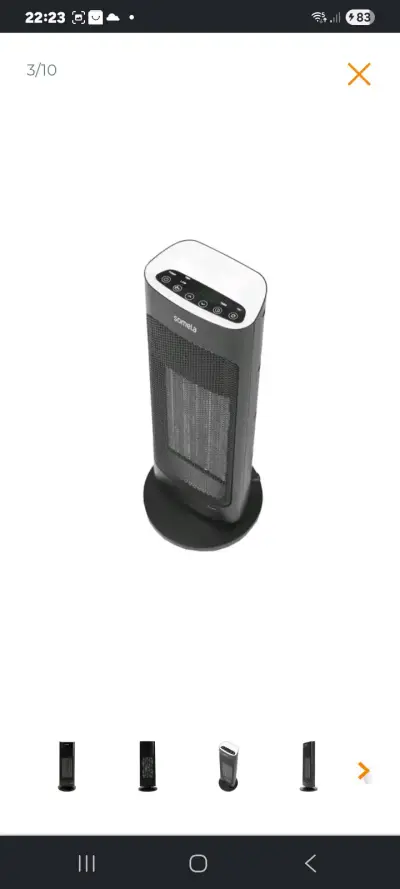 Calefactor torre digital - miniatura 4