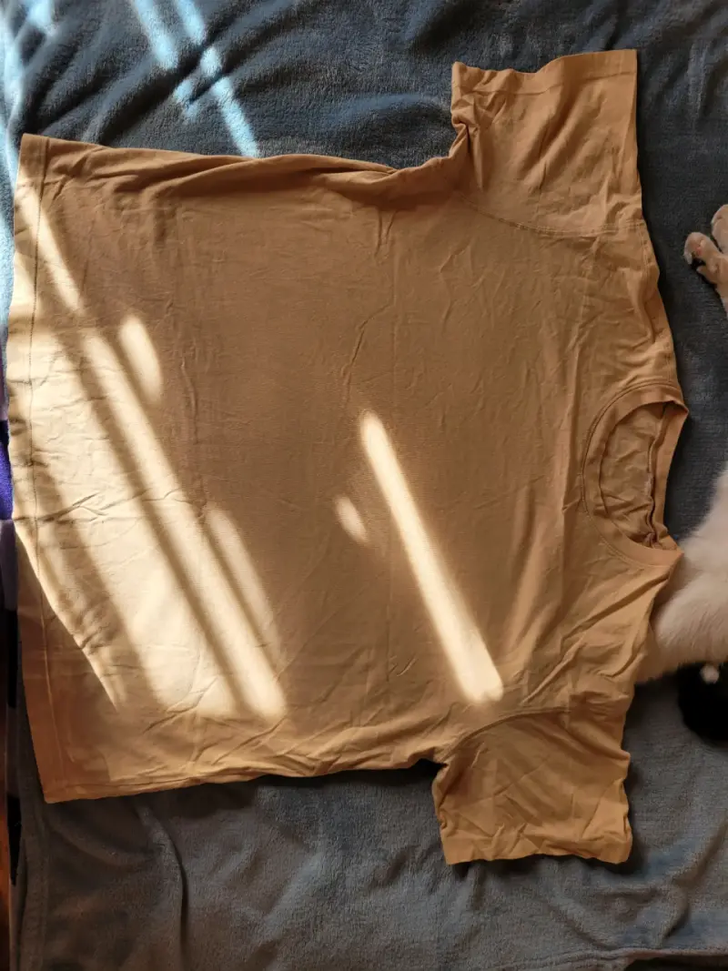 Polera beige lisa