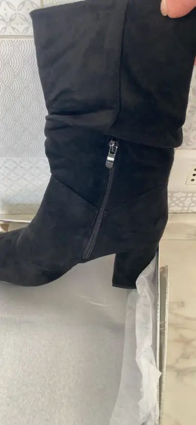 Botines negros de gamuza - miniatura 2