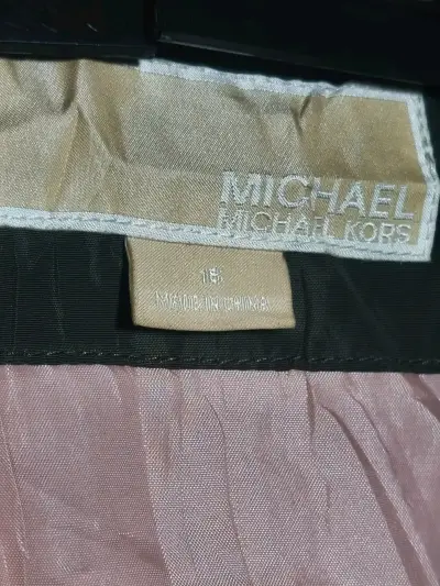 Michael kors-Parka verde con capucha de pelo - miniatura 2