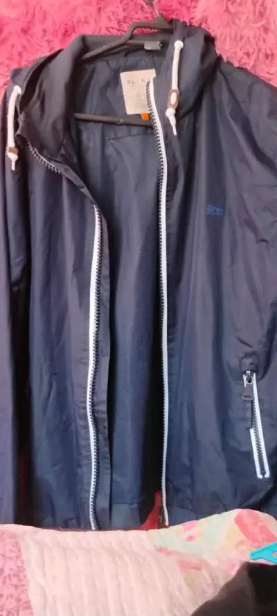 Cortavientos impermeable blend talla L - miniatura 1