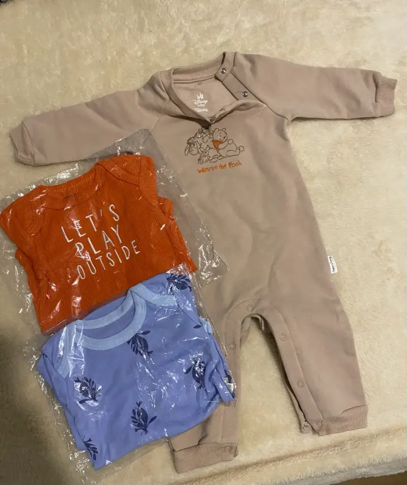 Set ropa bebé 3 piezas
