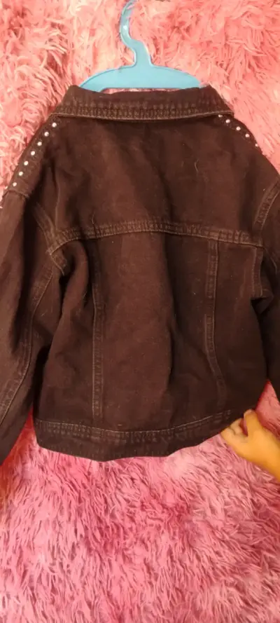 Chaqueta de mezclilla para niña talla 10 - miniatura 2