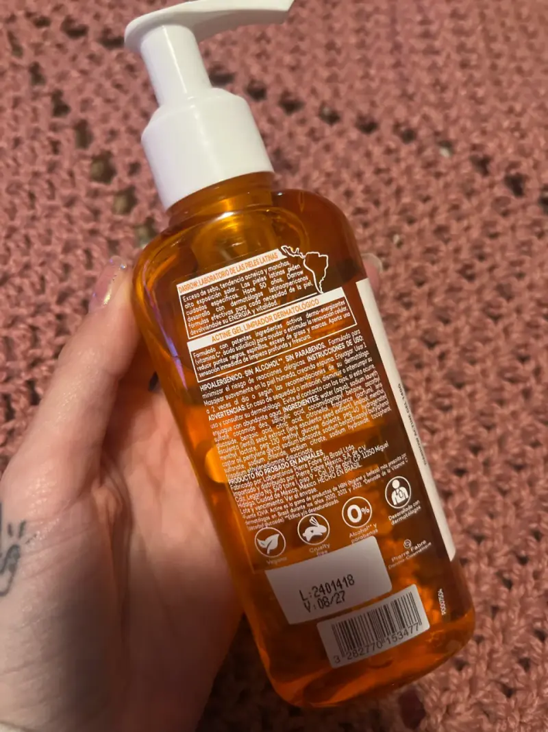 Gel limpiador Actine 140g - 2
