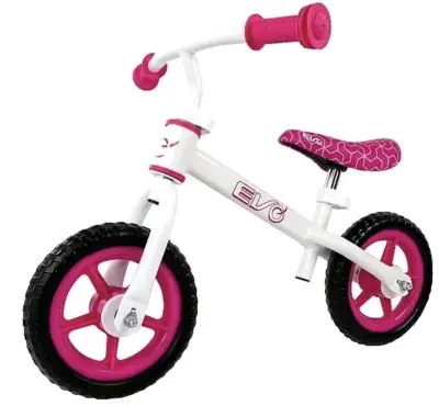 Bicicleta sin pedales EVO rosa - miniatura 4