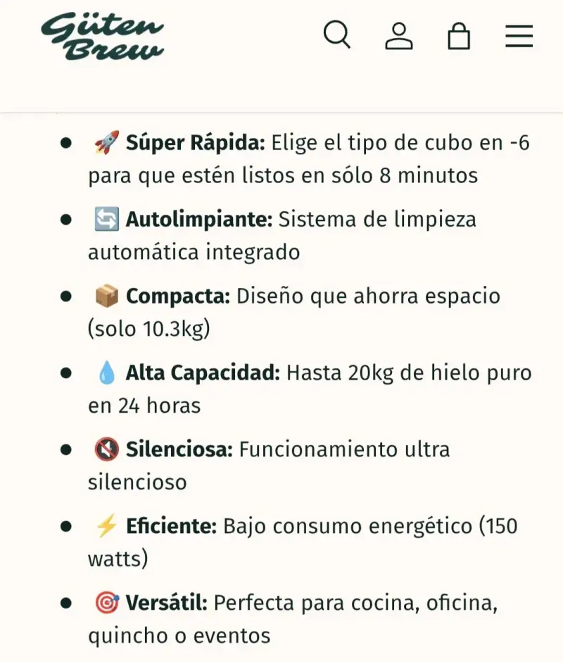 Máquina para hacer hielo Guten Ice 2 - 3
