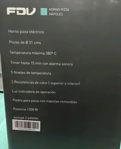 Horno para pizza FDV Nápoles - miniatura 2
