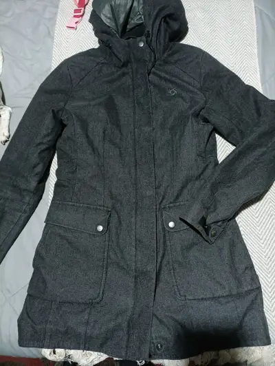 Parka gris oscuro con capucha - miniatura 3