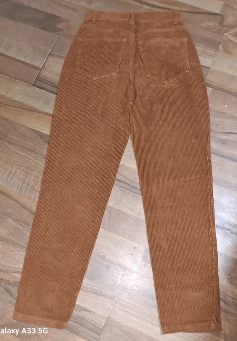 Pantalones de cotele marrón - 2