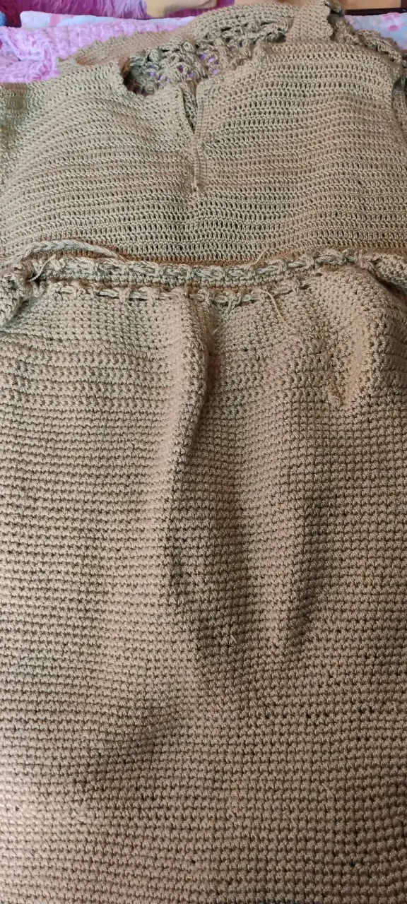 Conjunto tejido falda + top