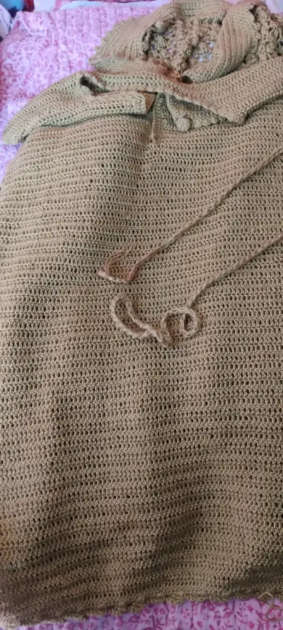 Conjunto tejido falda + top - miniatura 4