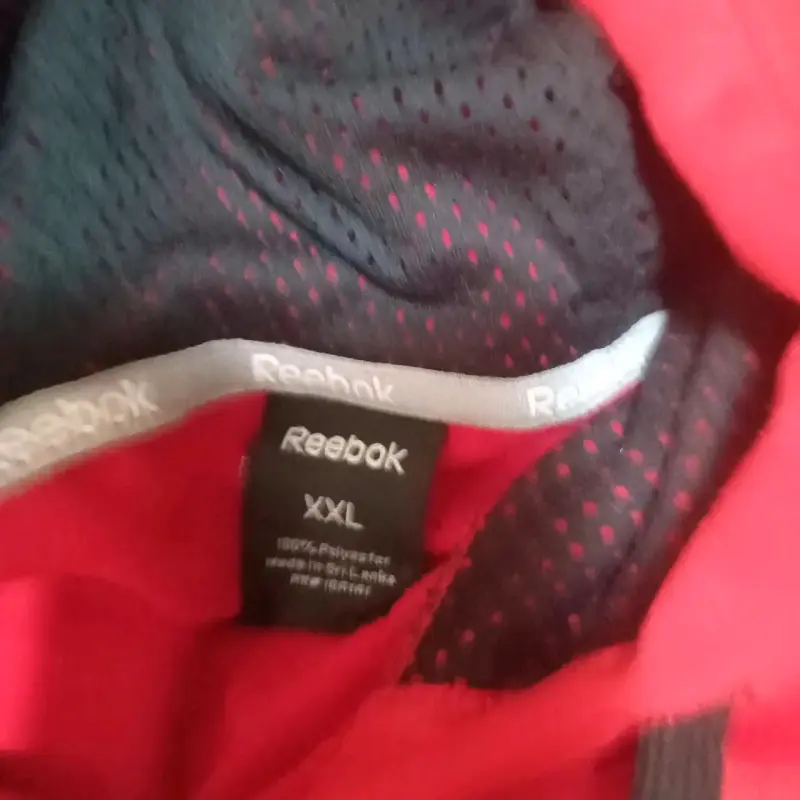 Chaqueta deportiva Reebok roja XXL
