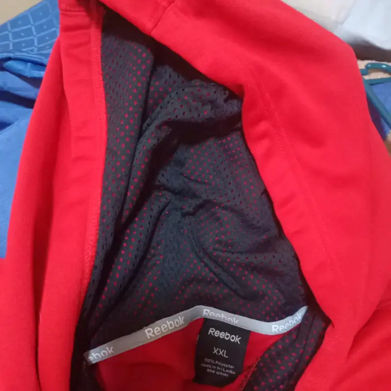 Chaqueta deportiva Reebok roja XXL - 3