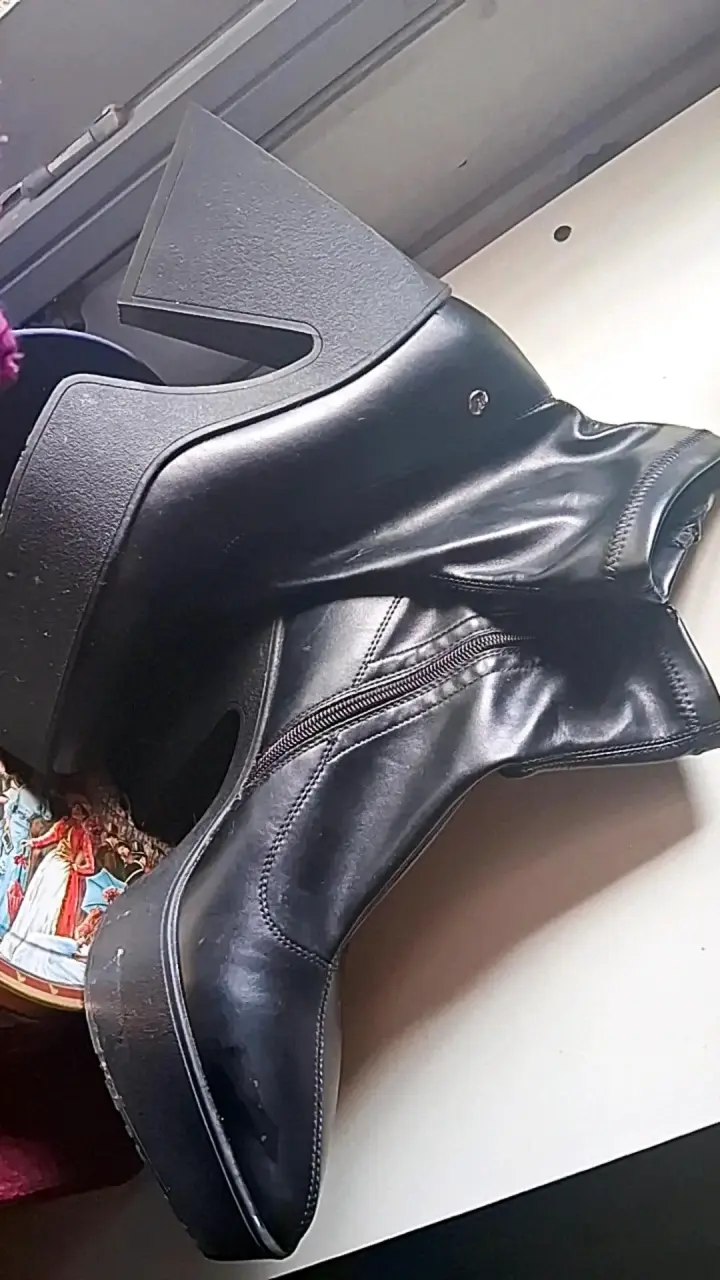 Botas negras plataforma alta