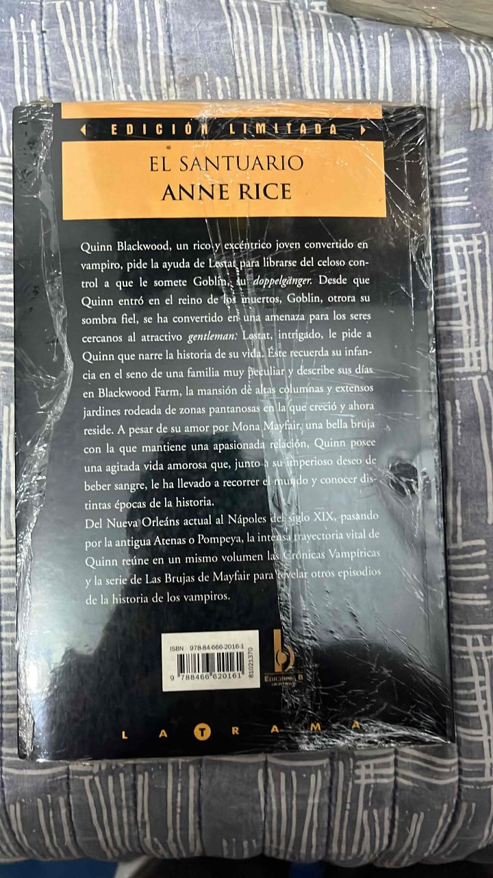 Libro El Santuario Anne Rice - 2