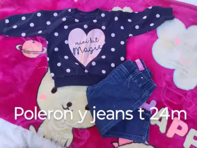 Conjunto chaqueta y jeans bebé - miniatura 2