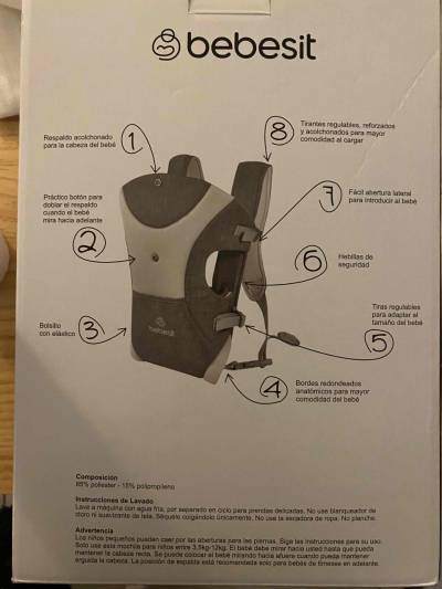Mochila portabebé Bebesit 3 en 1 - miniatura 2