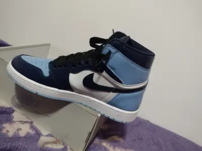 Zapatillas retro1  azul y blanco - miniatura 2