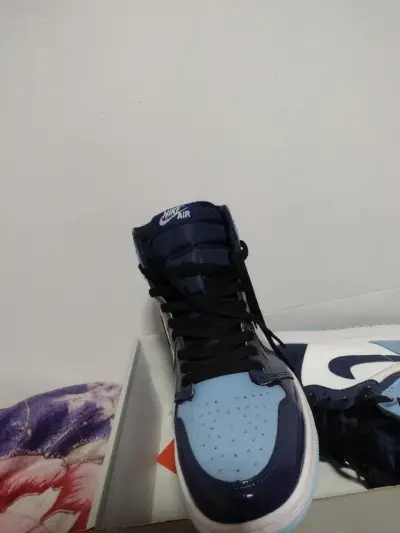 Zapatillas retro1  azul y blanco - miniatura 4