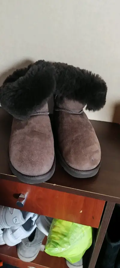 Botas de abrigo marrones con forro - miniatura 2