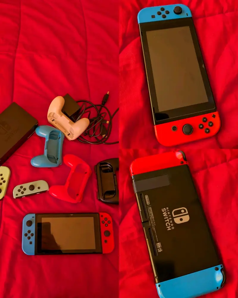Nintendo Switch con accesorios