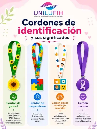 Lanyards verdes con girasoles - miniatura 4