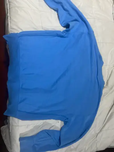 Polerón Nike azul con logo rojo - miniatura 3