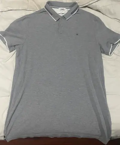 Polera polo gris CK - miniatura 1