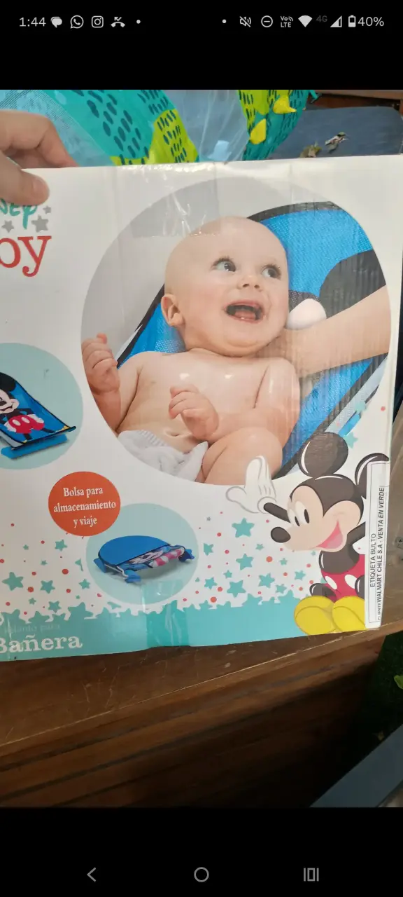 Silla de baño para bebé Disney - 1