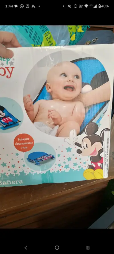Silla de baño para bebé Disney - miniatura 1