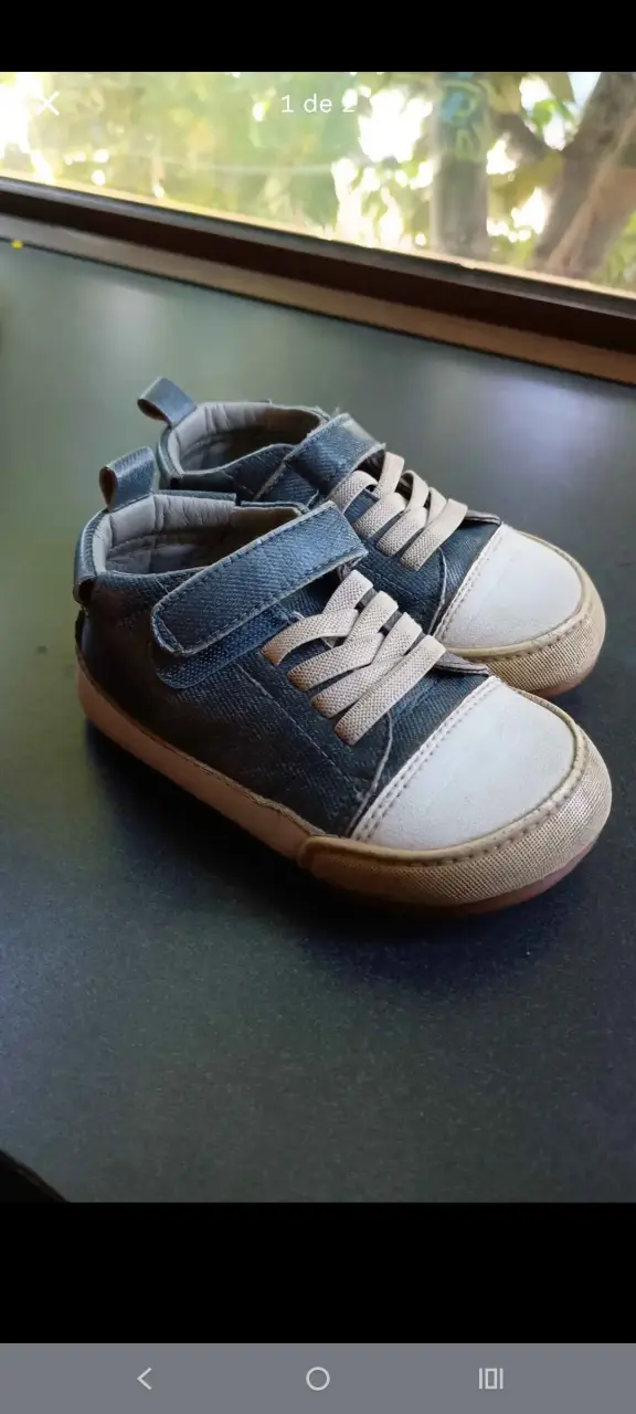 Zapatillas uma ergonómics para niño azules