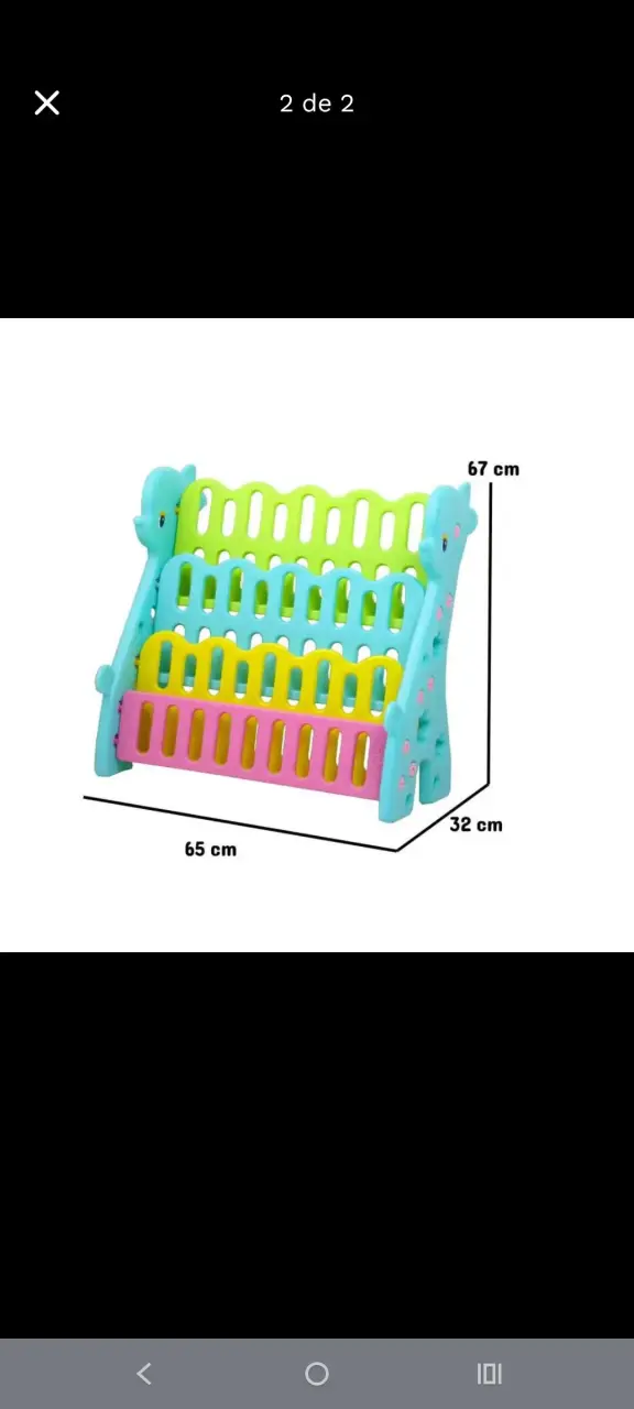 Estante infantil multicolor kidscool - 2