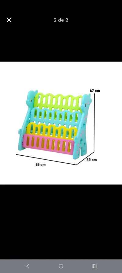 Estante infantil multicolor kidscool - miniatura 2