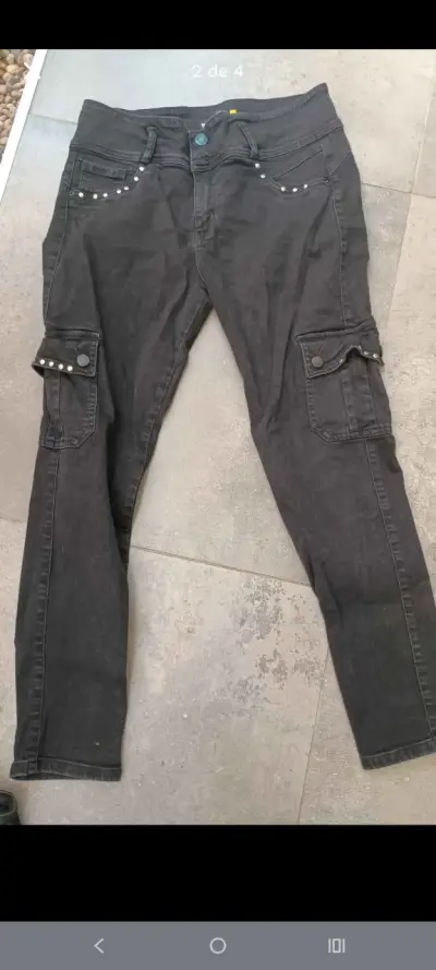 Pantalones cargo negros Mossimo - miniatura 1
