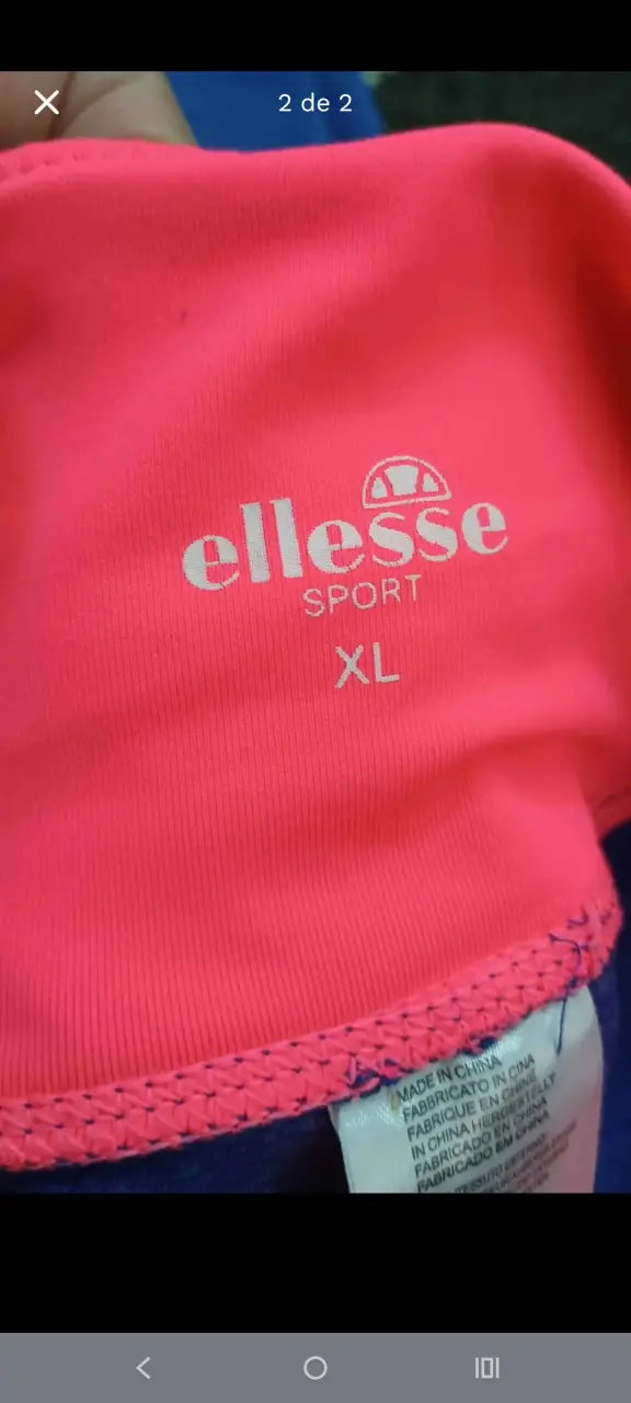 Leggings deportivos azul con detalles - 2