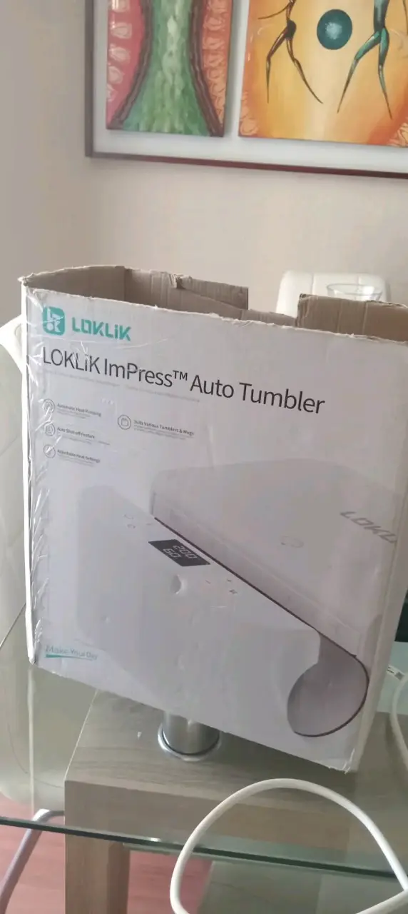 Subliminadora de termos y tazas Loklik blanca - 4